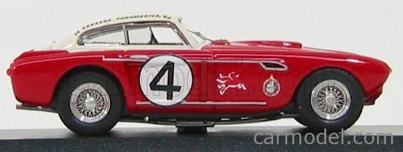 Art-model Ferrari 340 Mexico Ch.0222 Vignale Coupe N 4 1:43, červená