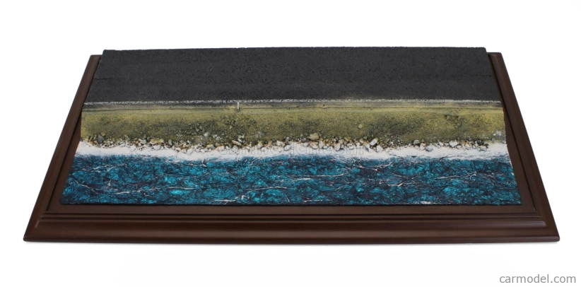 Atlantic Vetrina display box Diorama Base Strada Litorale Lungh.lenght Cm 57.0 X Largh.width Cm 30.0 X Alt.height Cm 2.5 - Sea Side Base - Cover Lungh.lenght Cm 52.0 X Largh.width Cm 25.0 X Alt.height Cm 16.5 1:43 Různé
