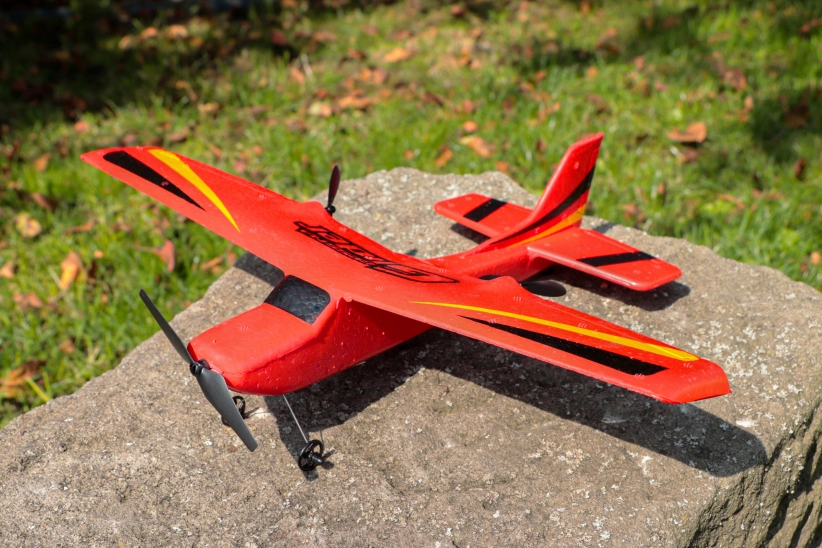 RC lietadlo Cessna Glider Z50, červená