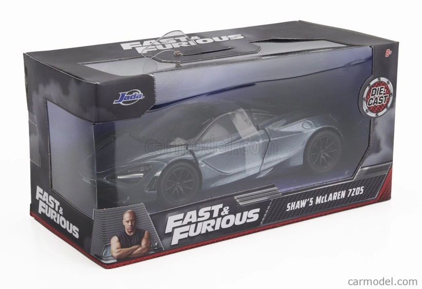 Jada Mclaren Shaw's 720s 2017 Fast And Furious Hobbs And Shaw 2019 1:32 Blue Grey Met