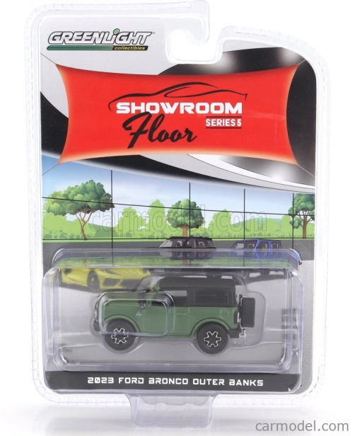 Greenlight Ford usa Bronco Outer Banks Edition 2023 1:64 Zelená