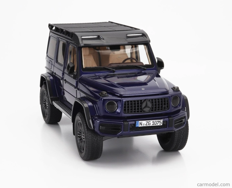 Nzg Mercedes benz G-class G63 4x4 Amg 2023 1:18 Mystic Blue