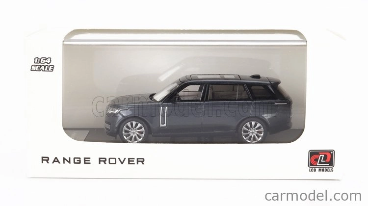 LCD model Land rover Range Rover 2022 1:64 Modrá