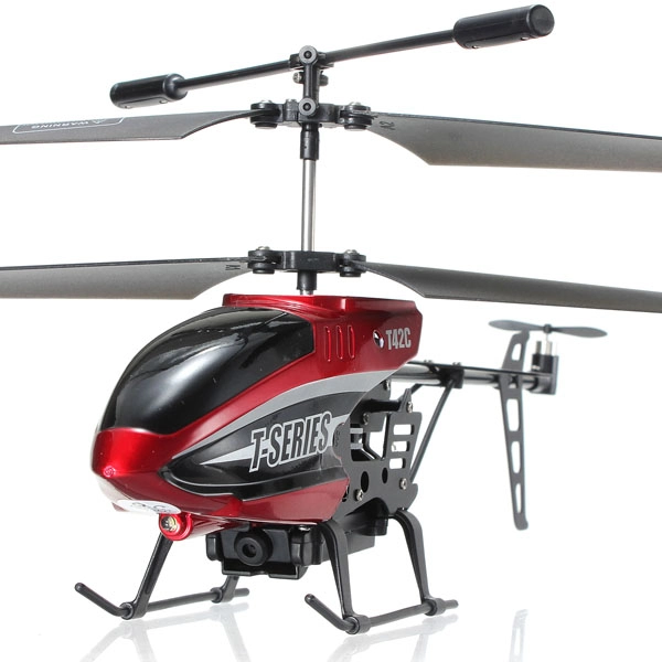 RC vrtuľník MJX T642C, červená