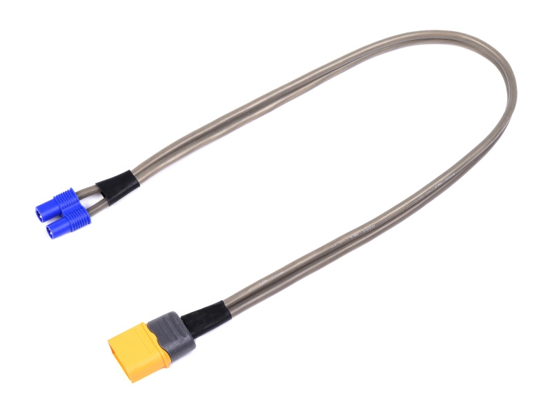 Konverzný kábel pre batériu EC3 - prístroj XT-60 14AWG 40cm