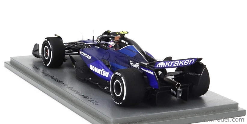 Spark-model Williams F1 Fw46 Team Williams Racing N 2 Emilia Romagna Italy Gp 2024 Logan Sargeant 1:43 2 Tóny Modré