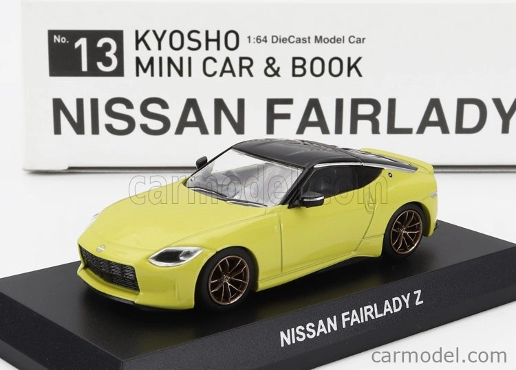 Kyosho Nissan Fairlady Z Coupe 2023 1:64 Žlutá Černá