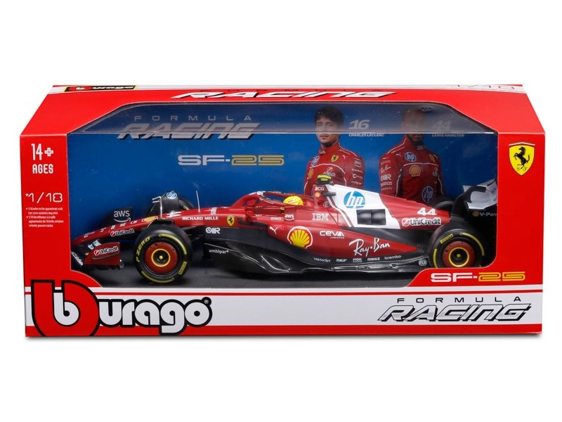 Bburago Ferrari SF-25 (2025) 1:18 #44 Hamilton