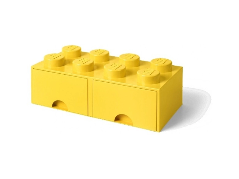 LEGO úložný box s šuplíky 250x500x180mm - modrý