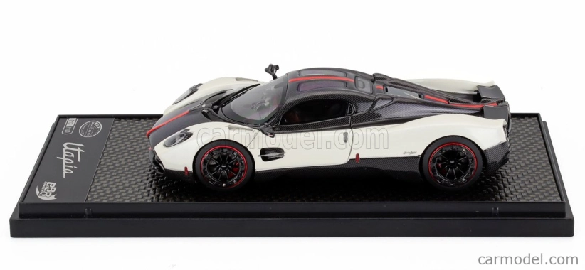 Bbr-models Pagani Utopia 2022 1:43 White Carbon - Bianco Benny Carbonio