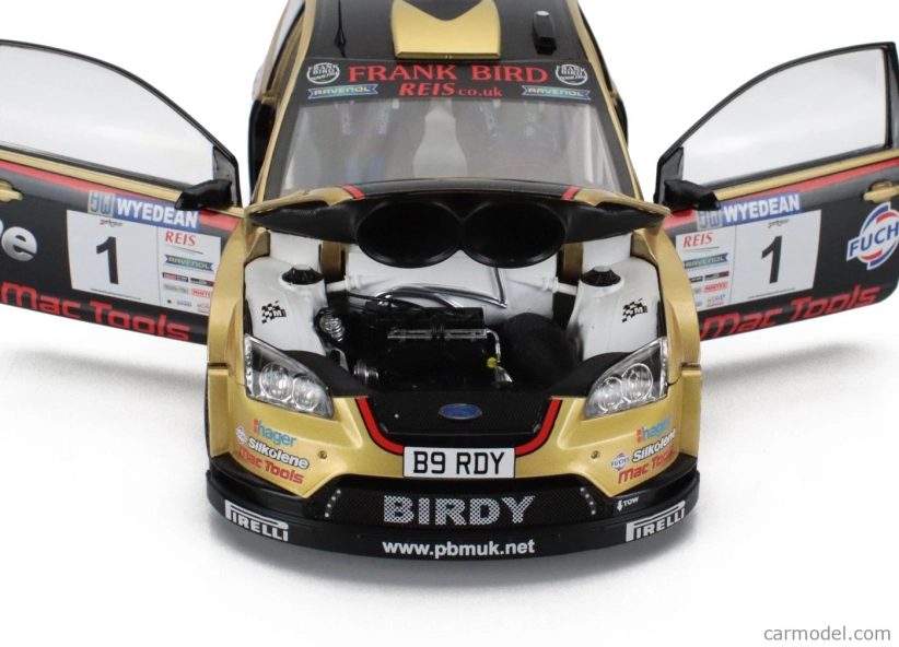 Sun-star Ford england Focus Rs Wrc08 N 1 Winner Rally Wyedean Forest 2015 Paul Bird - Aled Davies 1:18 Černé Zlato
