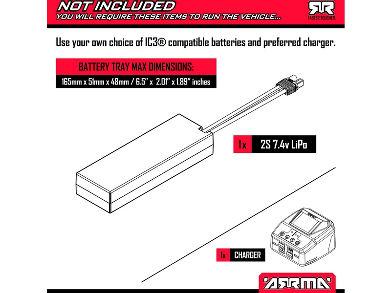 RC auto Arrma Typhon Mega 665 1:8 4WD RTR, modrá