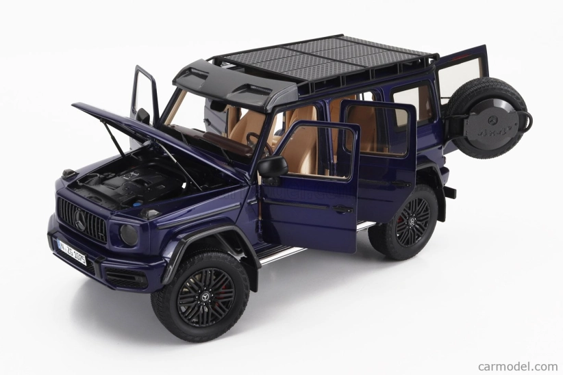 Nzg Mercedes benz G-class G63 4x4 Amg 2023 1:18 Mystic Blue