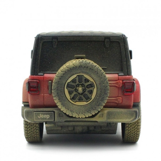 RC auto Jeep Wrangler Rubicon, červené