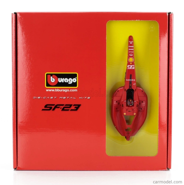 Bburago Ferrari F1 Sf-23 Team Scuderia Ferrari N 55 Season 2023 Carlos Sainz 1:24 červená čierna