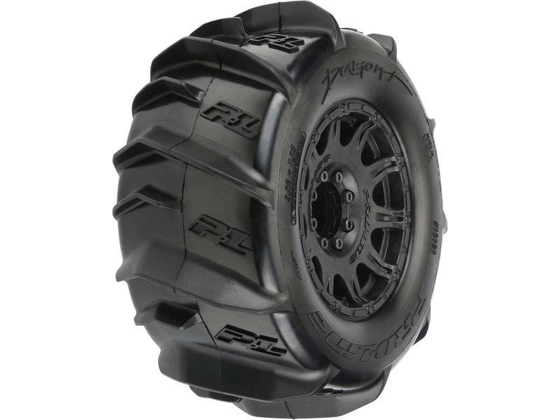 Pro-Line kolo 3.8", pneu Dumont, disk Raid H17 černý (2)