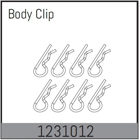 1231012 - Body Clips (8) - CR3.4eco