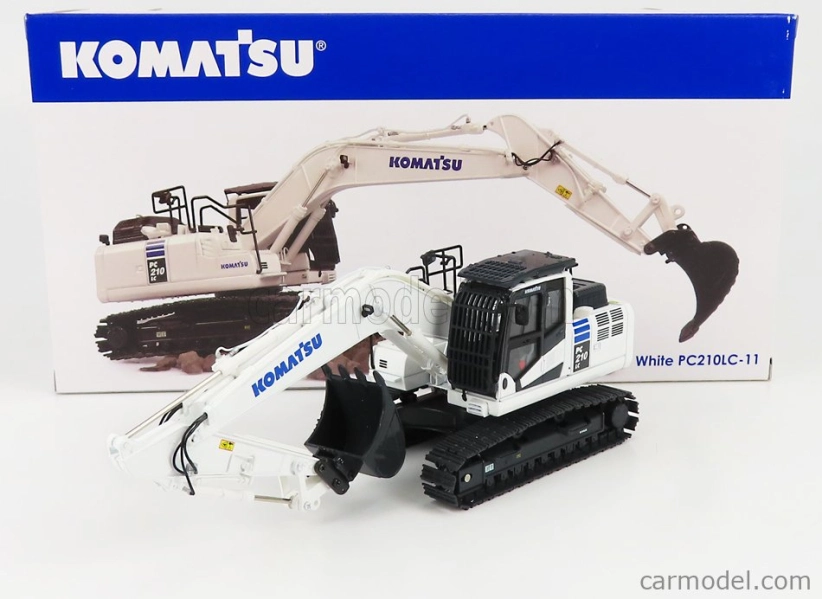 Universal hobbies Komatsu Pc210lc Escavatore Cingolato - Traktor Bagr 1:50 biely čierny