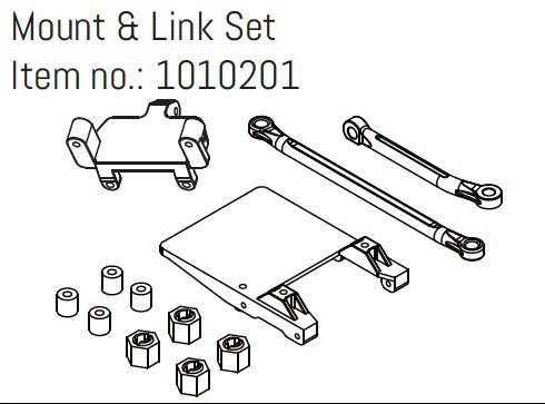 HBP240318 - (1010201) Mount & Link Set - GOAT