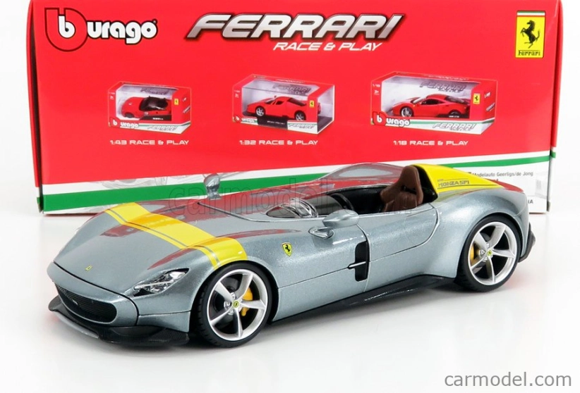 Bburago Ferrari Monza Sp1 2018 1:24 Silver