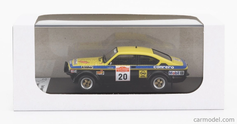 Trofeu Opel Kadett Gt/e (night Version) N 20 Rally Sanremo 1977 F.ormezzano - R.meiohas 1:43 Žlutá Černá