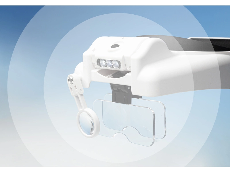 Profesionálne zväčšovacie okuliare Lightcraft s LED osvetlením (sada)