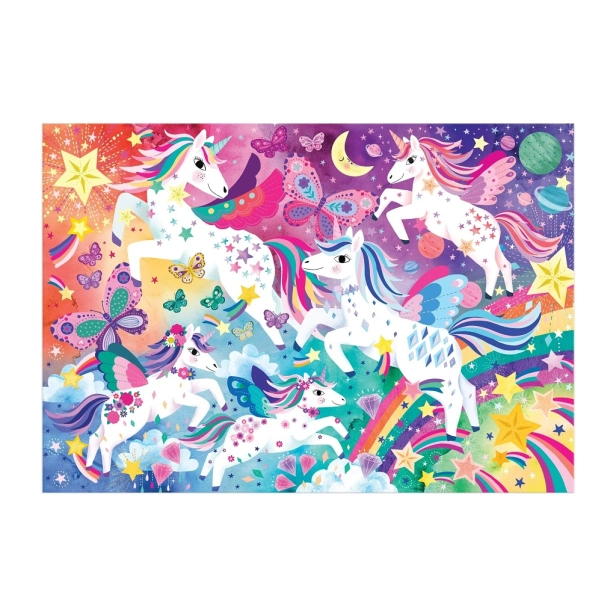 Mudpuppy Puzzle Magické jednorožce 100 dielikov