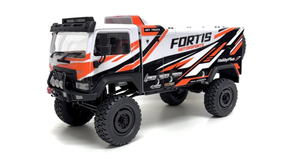 Hobby Plus / Absima DKR-4 Fortis Rally Truck Brushless RTR 1:18 4WD White