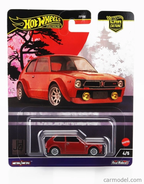 Mattel hot wheels Honda Set Assortment 10 Pieces 1:64 Různé