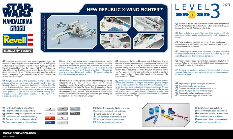 Plastic ModelKit SW 06791 - The Mandalorian: X-Wing Fighter (1:57)