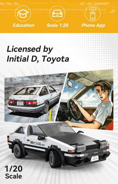 RC kit Initial D Toyota AE86 Trueno | RCprofi.sk