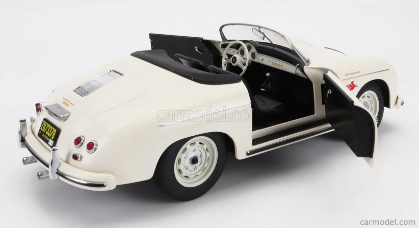 Porsche 356a Speedster N 33 1955 v mierke 1:12 biela