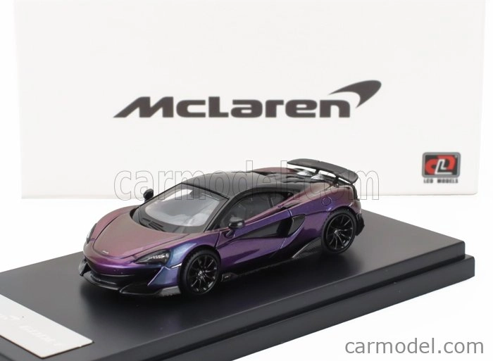 Lcd-model Mclaren 600lt 2018 1:64 Chameleon Fialový