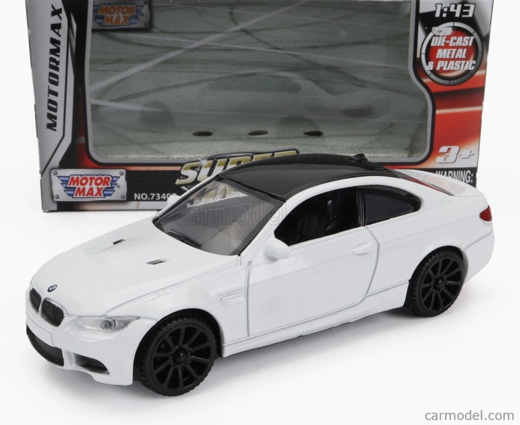 Motor-max BMW radu 3 M3 (e92) Coupe 2008 1:43 Biela
