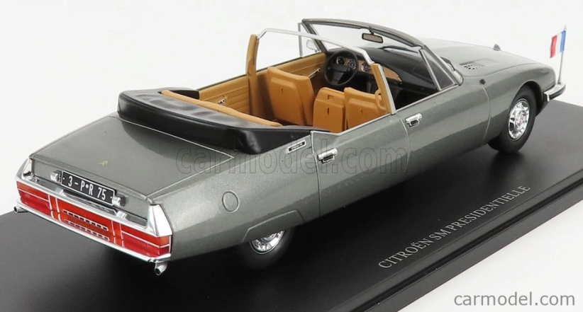Edicola Citroen Sm Presidentielle Cabriolet 1972 1:24 Grey Met