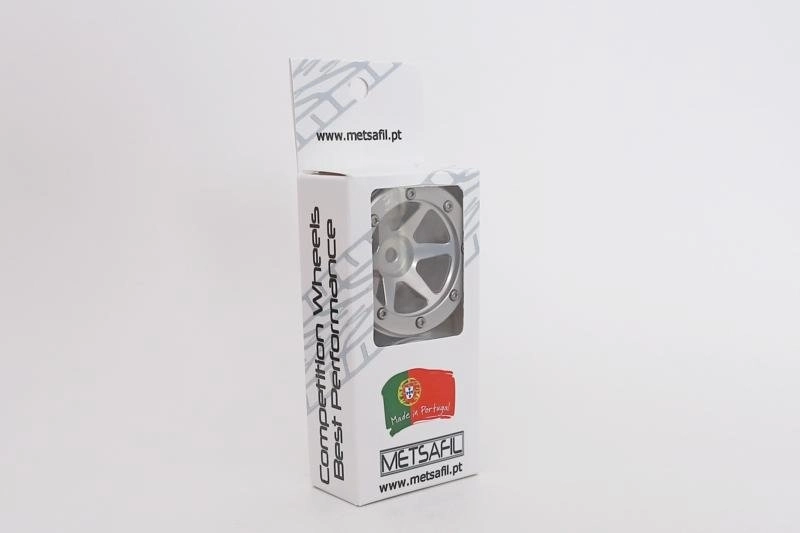 Kovové Beadlock CNC disky 1,9 PT Slingshot Silver/Silver, 2 ks