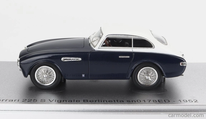 Kess-model Ferrari 225 S Sn.0178ed Vignale Berlinetta 1952 1:43 Modrá biela
