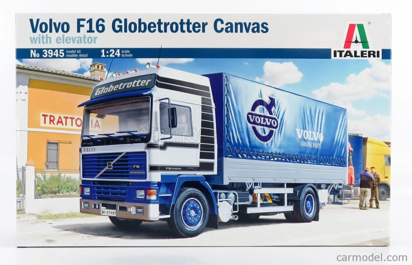 Italeri Volvo F16 Intercooler Truck Globetrotter 2-assi 1982 1:24 /