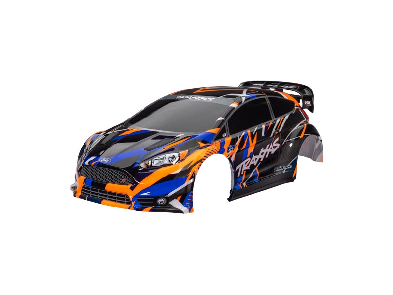 Traxxas Ford Fiesta ST Rally VXL karoséria oranžová