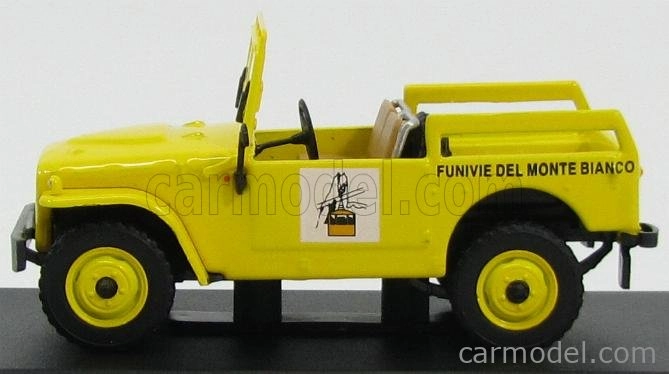 Edicola Fiat Campagnola Funivie Del Monte Bianco 1963 1:43 Žltá