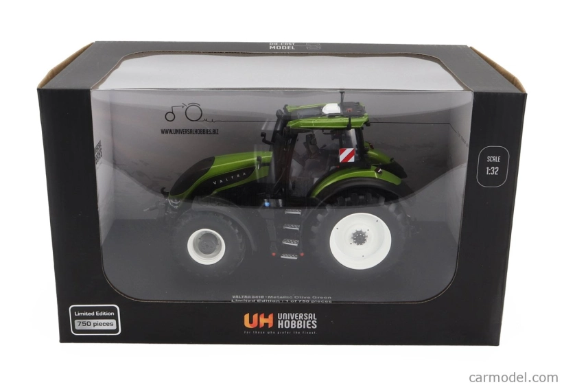 Universal hobbies Valtra S416 Tractor 2022 1:32 olivovo zelená čierna