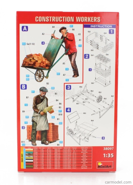 Miniart Figures Constructor Workers 1:35 /