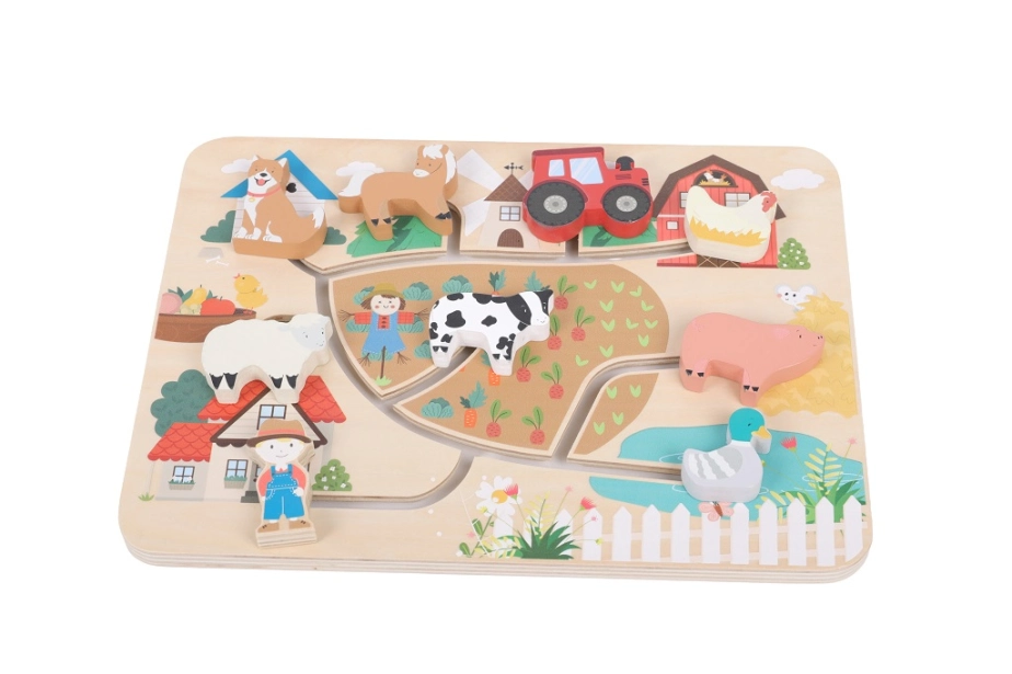2Kids Toys Motorická doska Farma