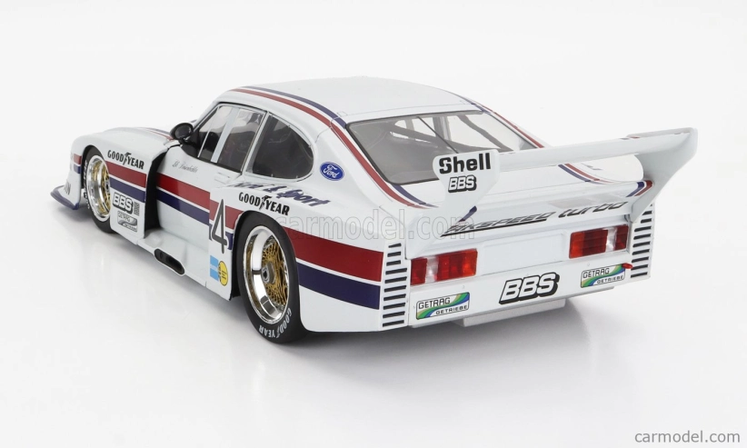 Werk83 Ford england Capri Turbo Gr.5 Zakspeed N 4 Drm 1982 Lili Reisenbichler 1:18 Biela červená modrá