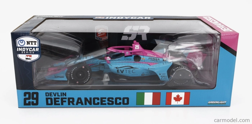 Greenlight Honda Team Andretti Autosport N 29 1:18, modrorůžová