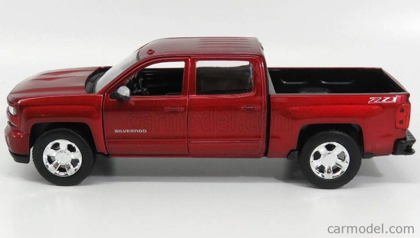 Motor-max Chevrolet Silverado 1500 Lt-z71 Crew Cab Pick-up 2017 1:27 Red Met