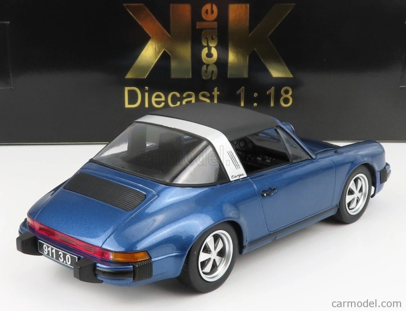 Kk-scale Porsche 911 Carrera 3.0 Targa 1977 1:18 Blue Met