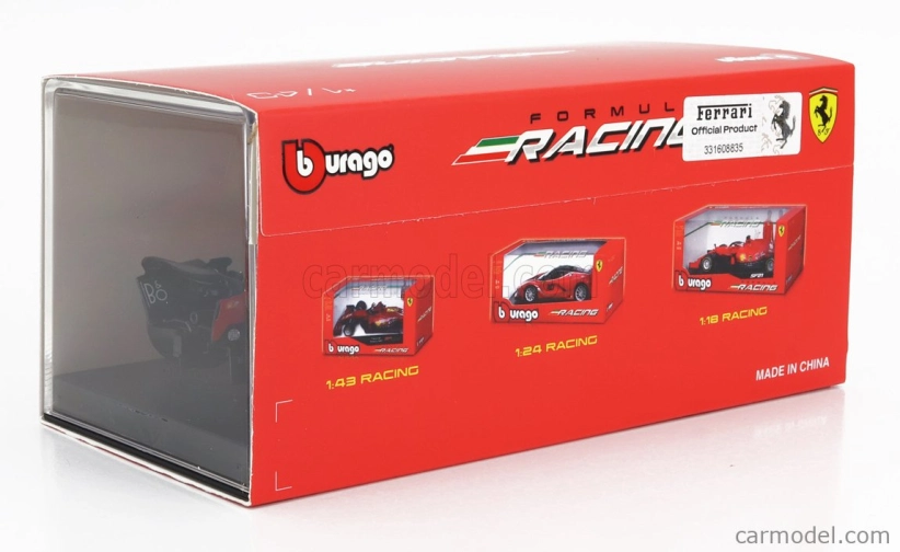 Bburago Ferrari F1 Sf-23 Team Scuderia Ferrari N 16 1:43, červená