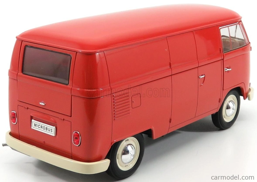 Welly Volkswagen T1 Van 1963 1:18 Červená