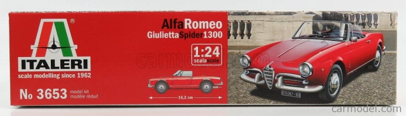 Italeri Alfa romeo Giulietta Spider 1300 1961 1:24 /